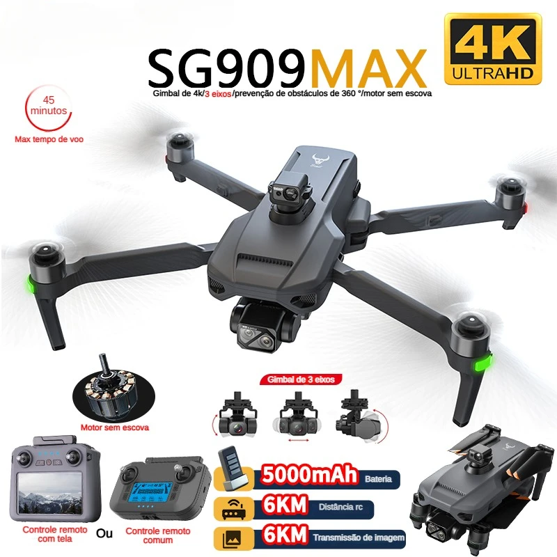 Drone Kit Professional - ZLL SG909 SG909MAX Professional Drone 4Kกล้อง